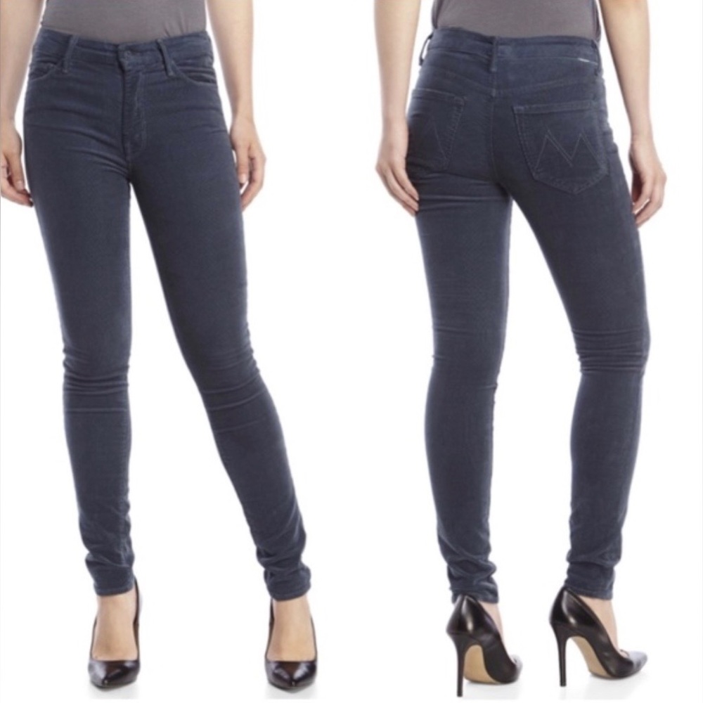 Mother The Looker Someone Else's Fairytail Cord Eternal Navy Pants Corduroy 24
